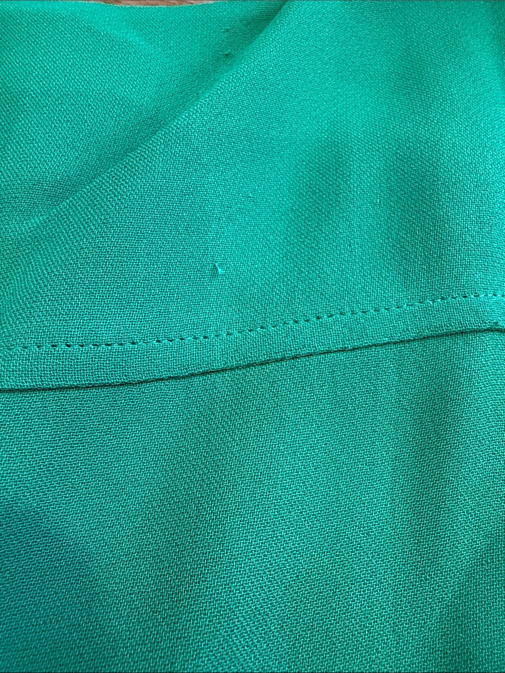 J. Crew Emerald Green Sleeveless V-Neck Dress Size 8 - C47-024 - Picture 11 of 13